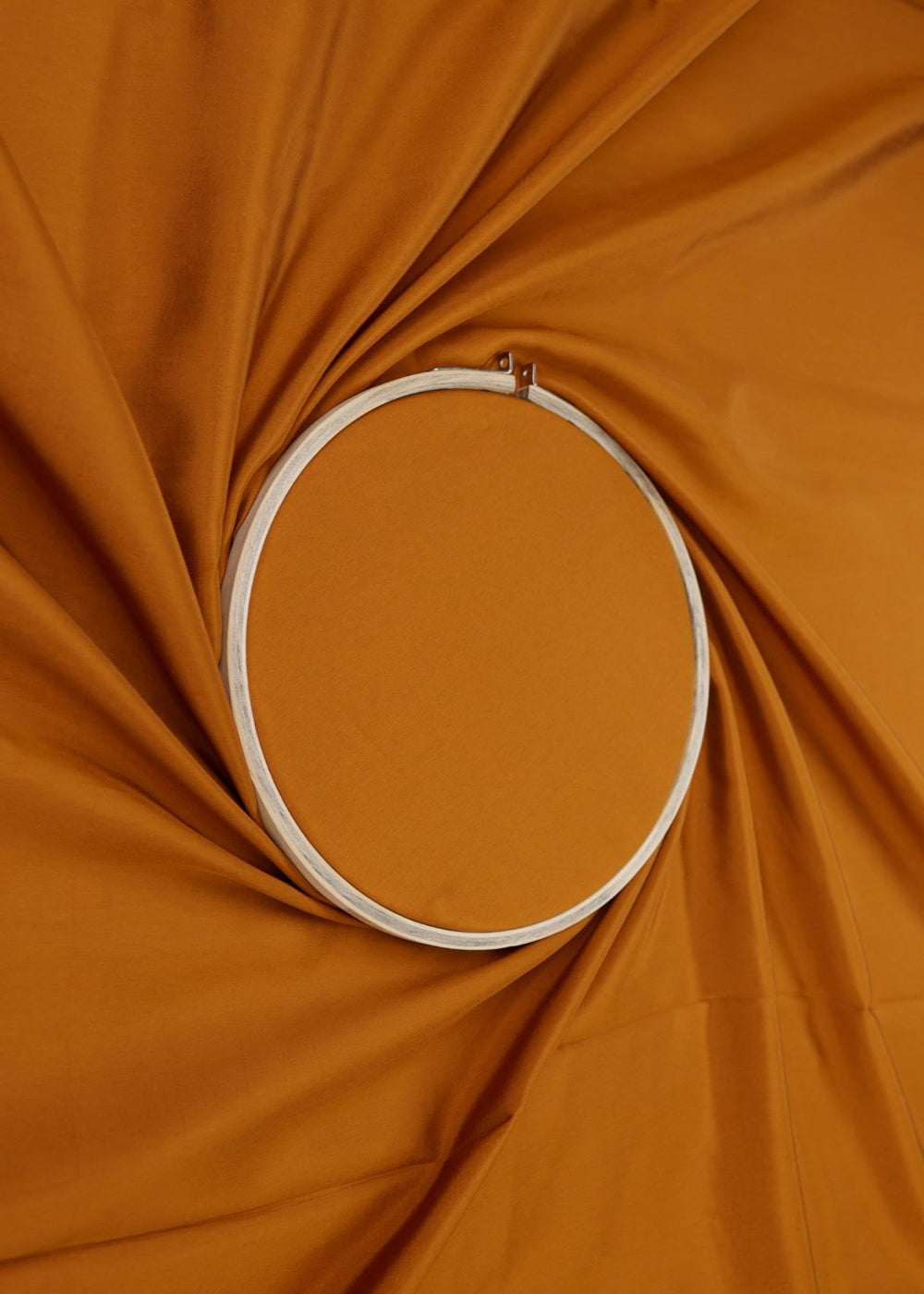 Mustard-coloured-habutai-silk-fabric-| -9272(10)