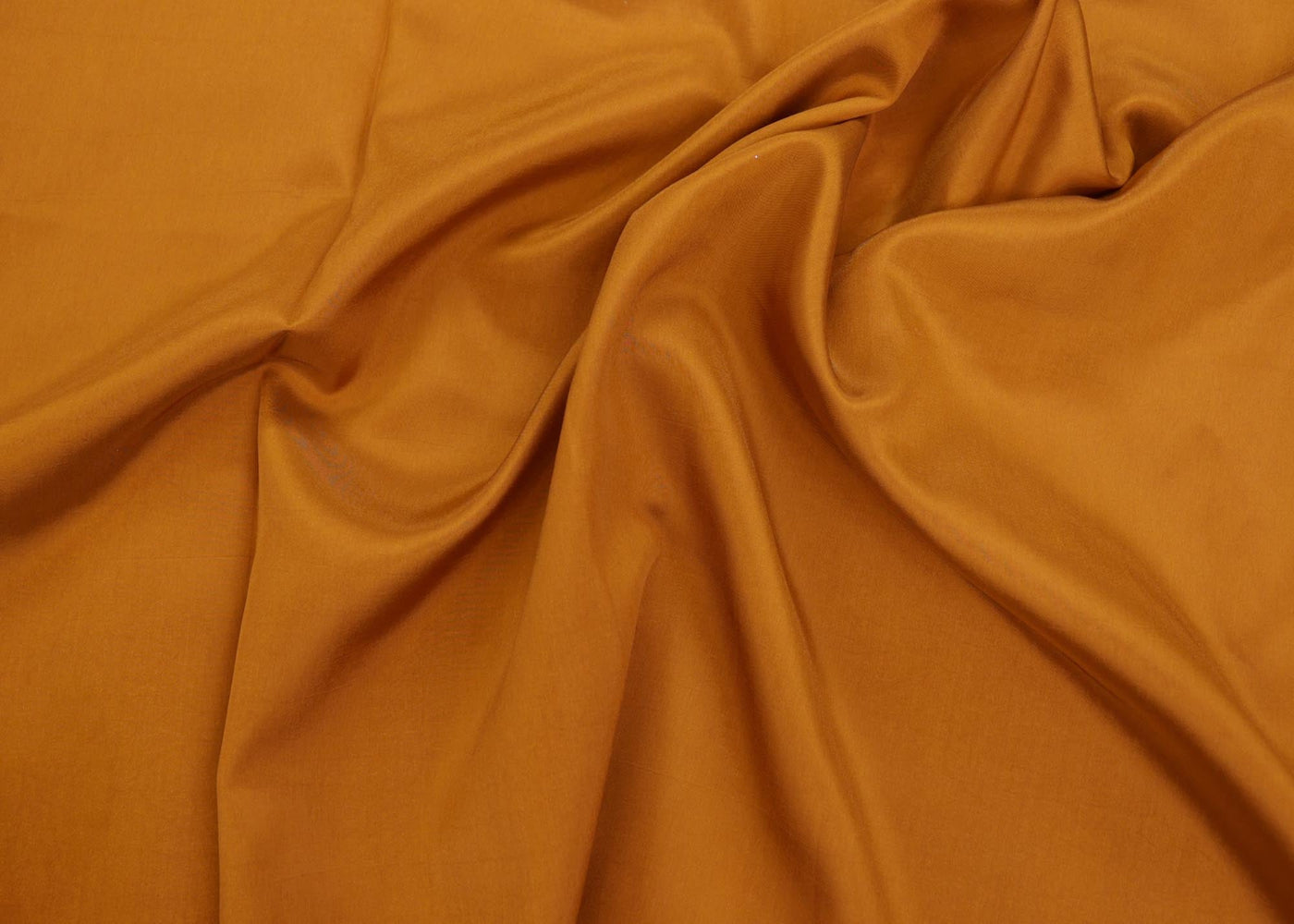 Mustard coloured habutai silk fabric