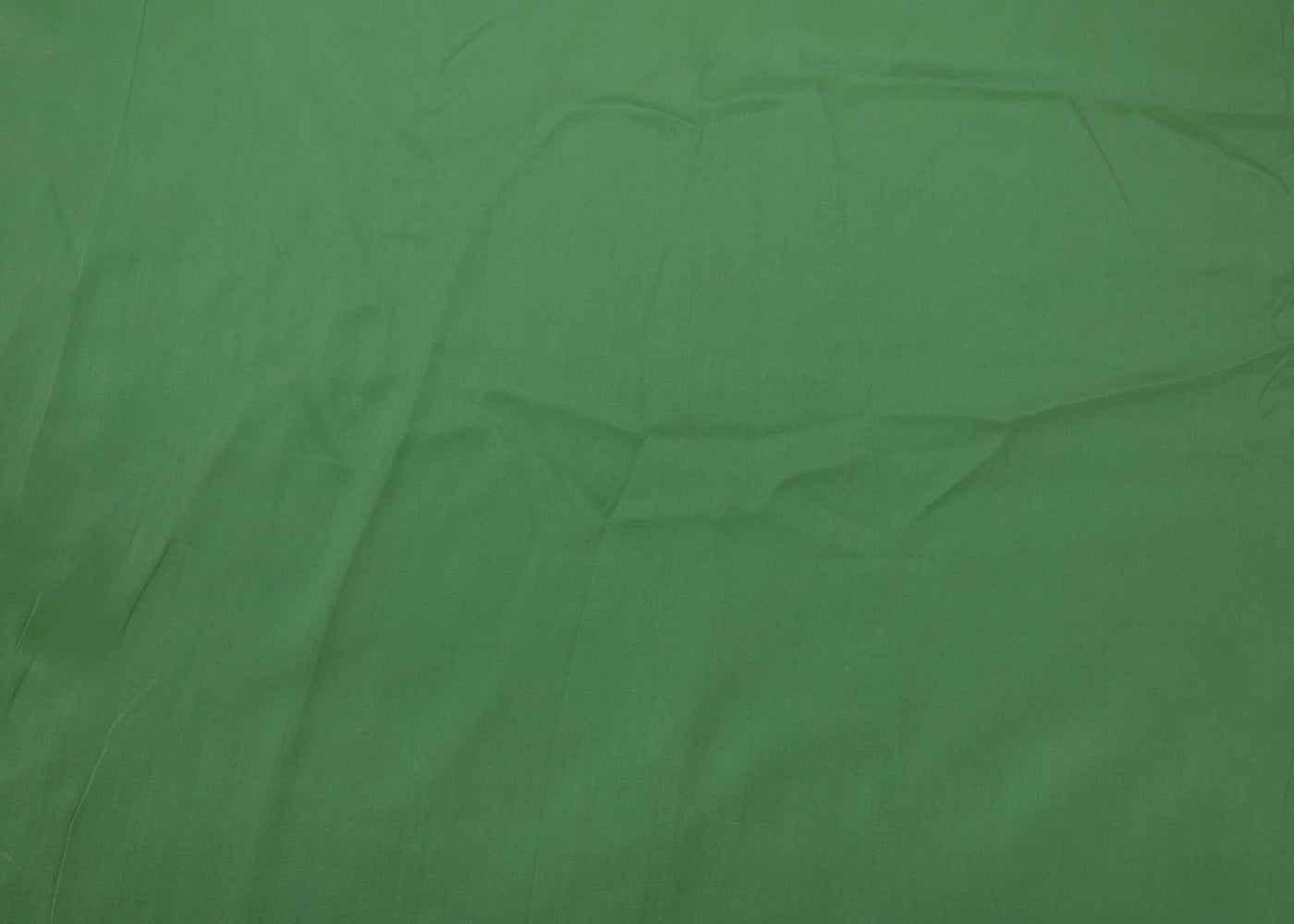 Fern green coloured habutai silk fabric
