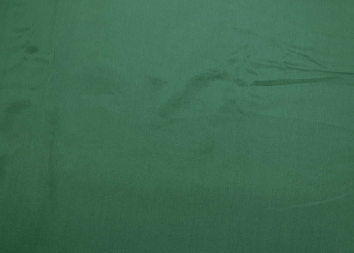 Emerald green coloured habutai silk fabric
