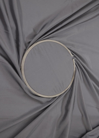 Grey Coloured Habutai Silk Fabric 9272(4)
