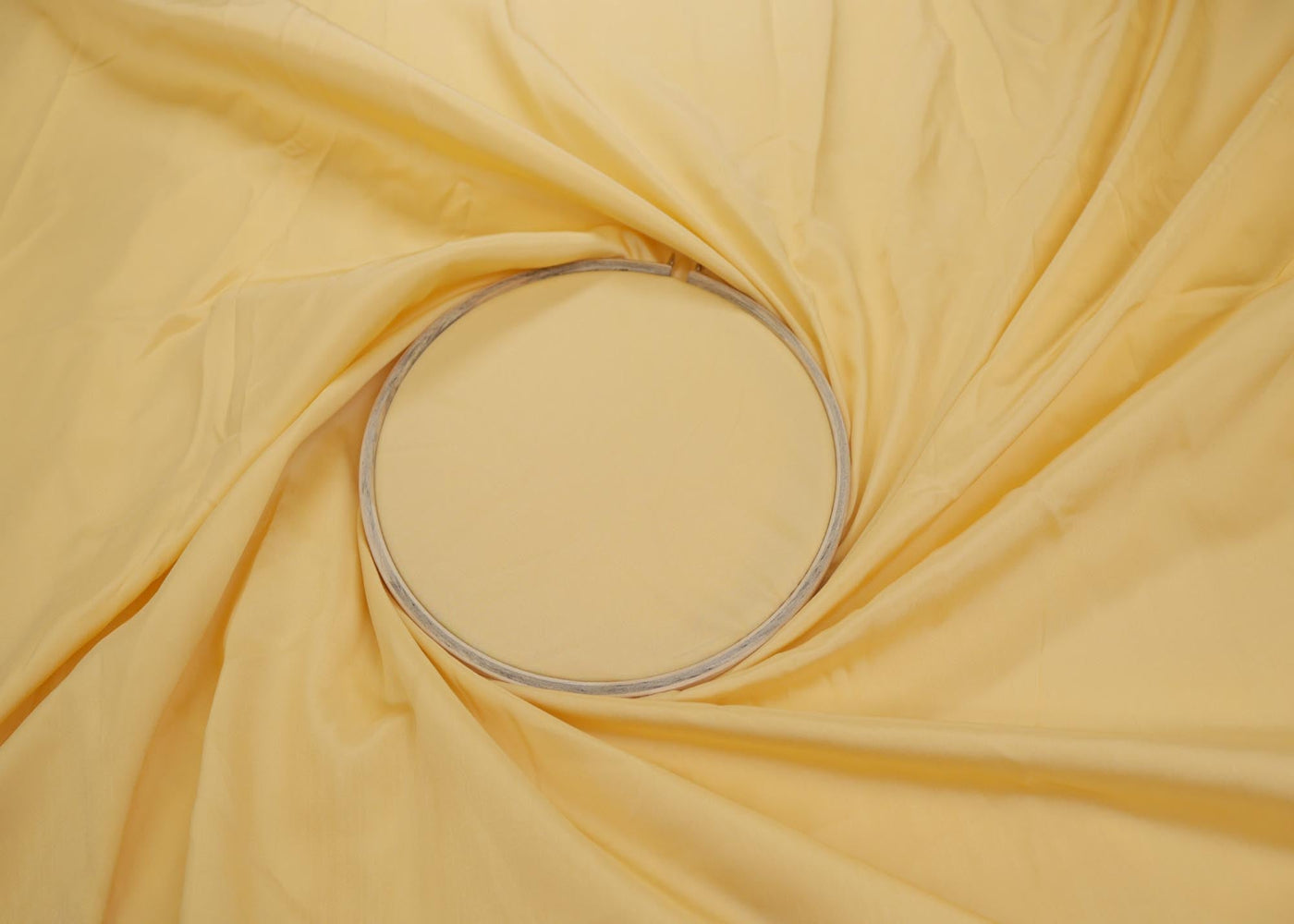 Mango coloured habutai silk fabric