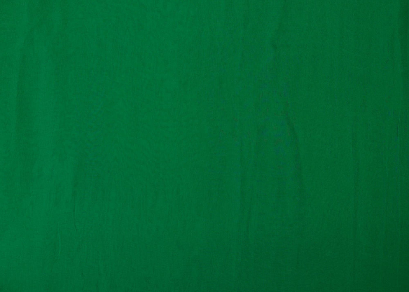 Green plain georgette fabric