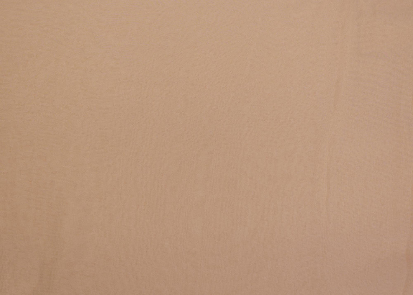 Light peach plain georgette fabric