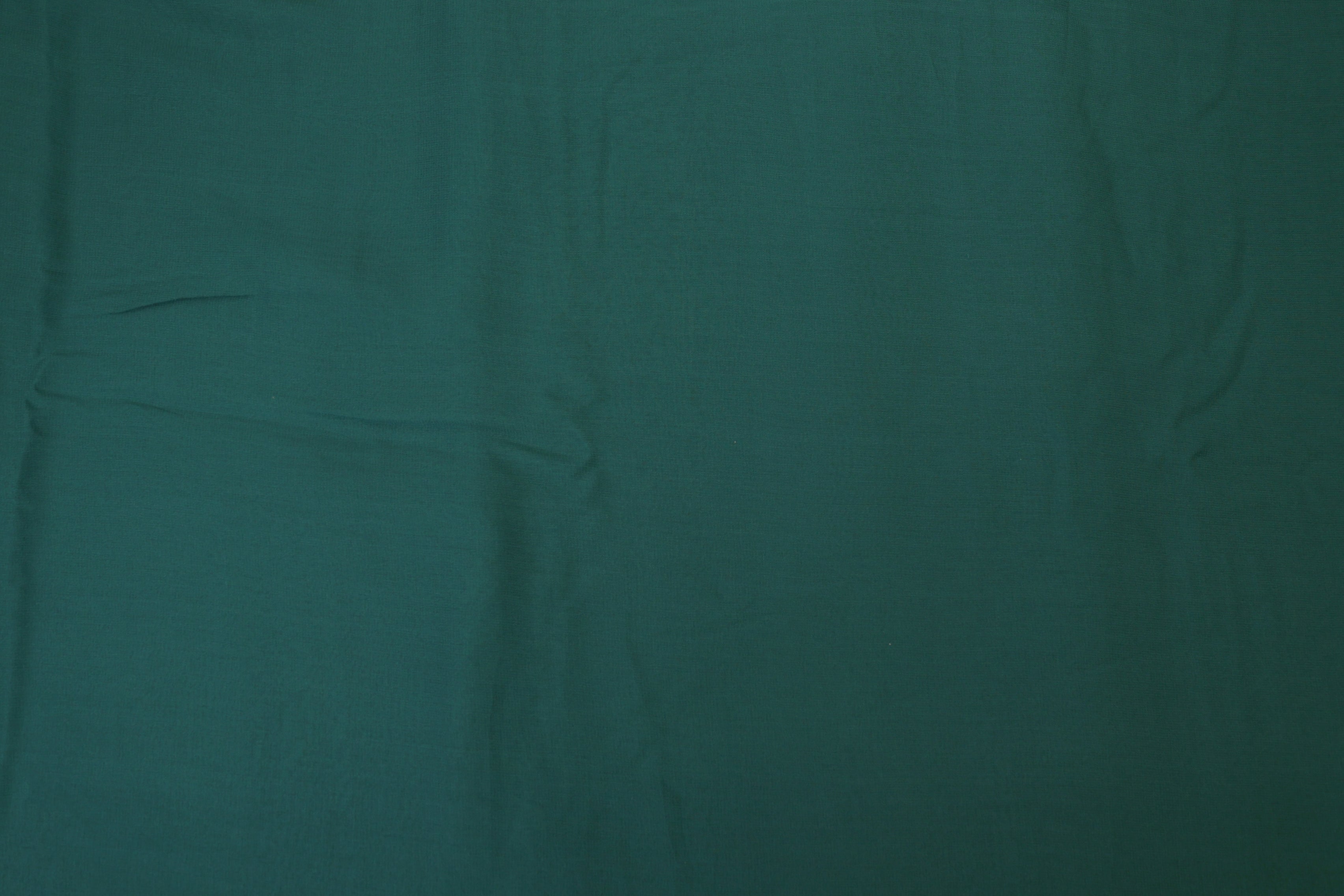 Rama green plain georgette fabric