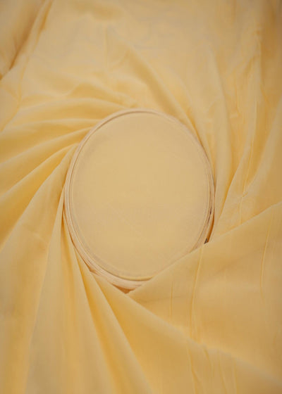 Yellow plain georgette fabric 9293(45)