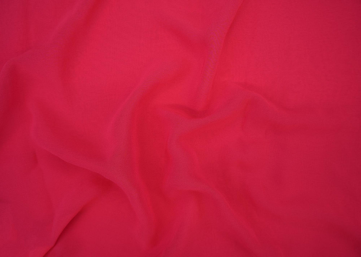 Pink plain georgette fabric