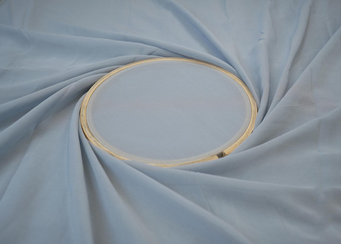 Light grey plain georgette fabric- Paras Gallery Fabrics