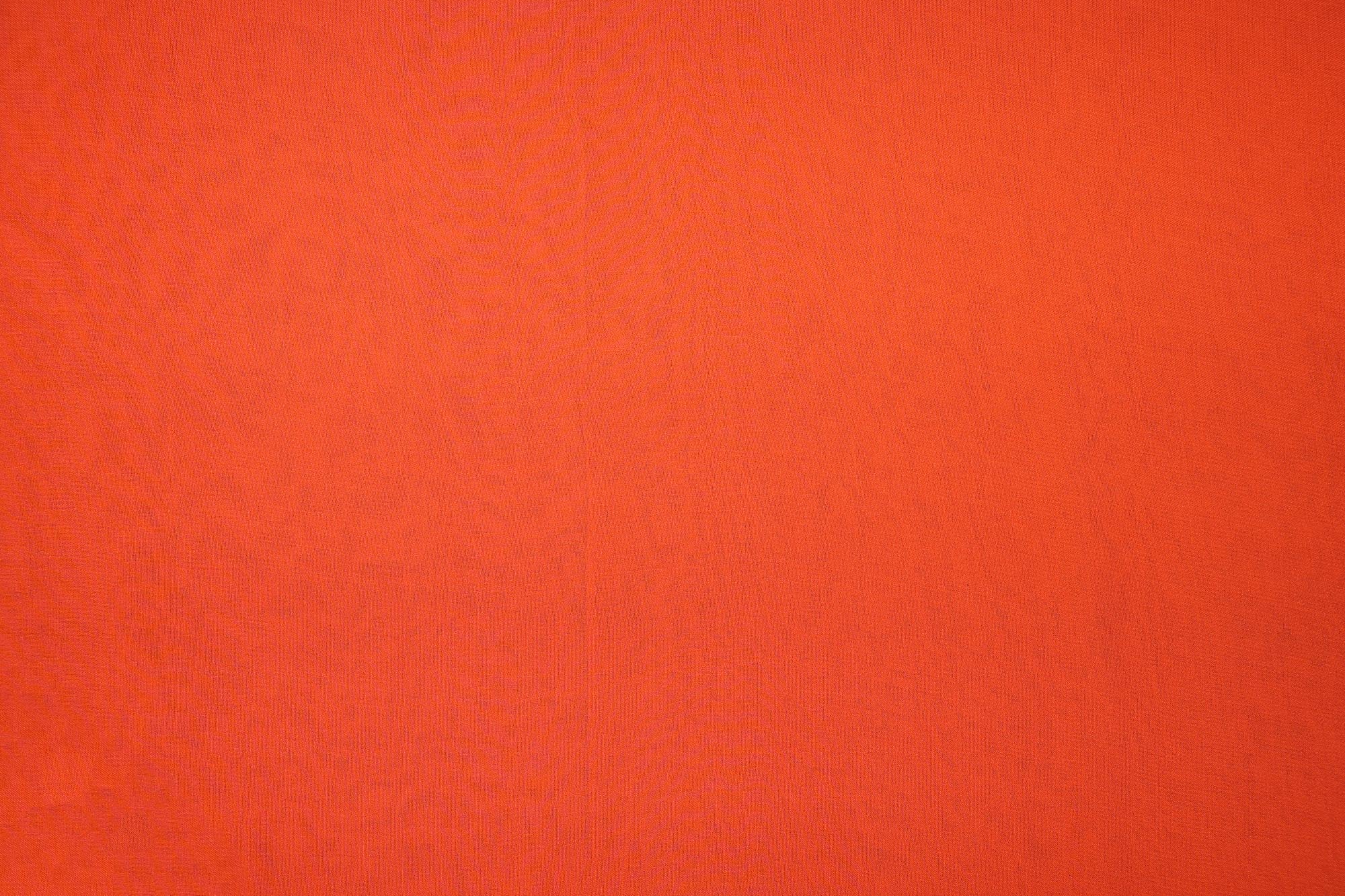Orange plain georgette fabric