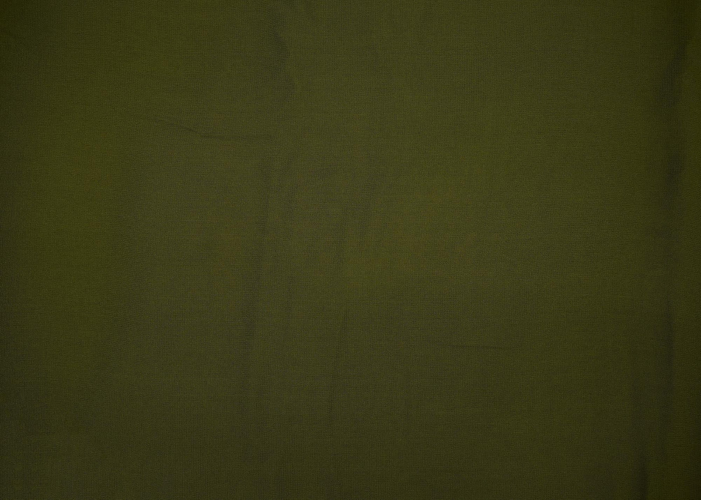 Henna green plain georgette fabric