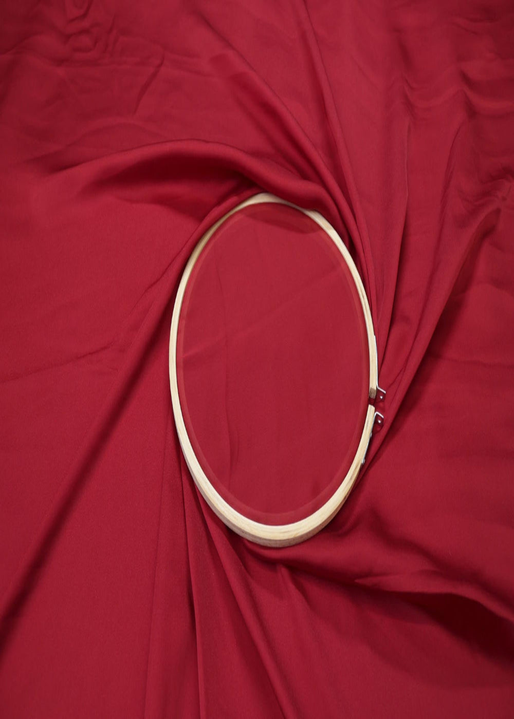 Maroon-coloured-georgette-satin