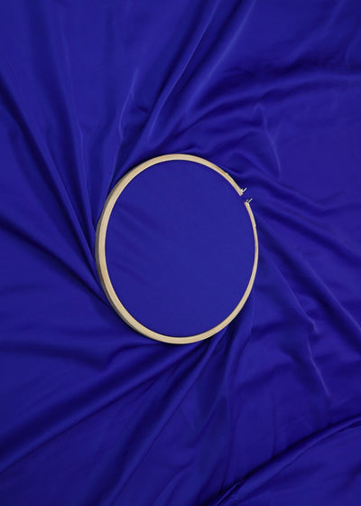 Royal Blue Coloured Georgette Satin 9294(25)