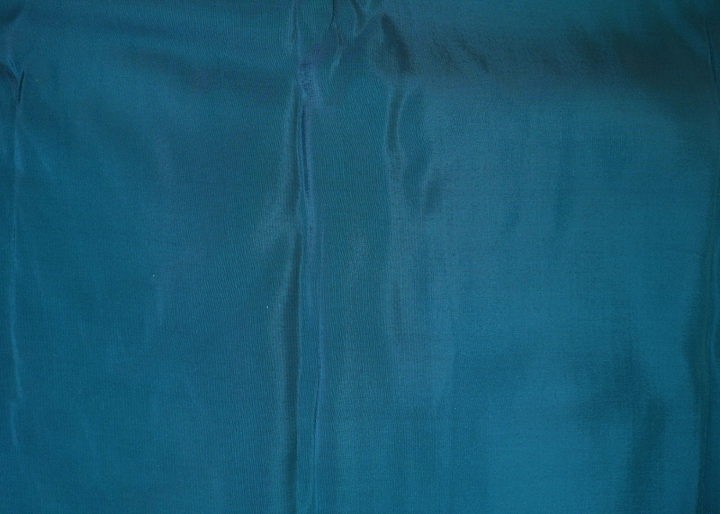 Teal blue coloured upada silk fabric