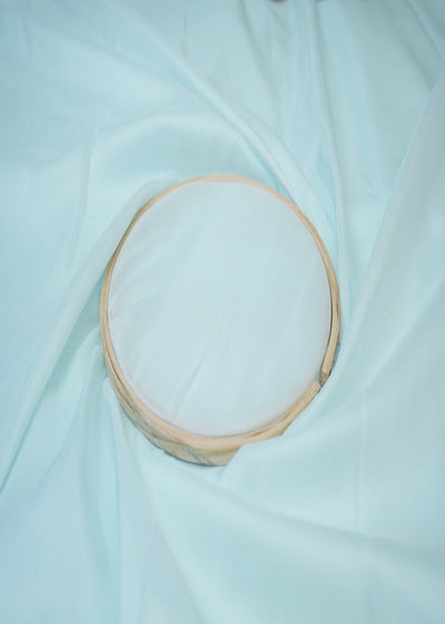 Soft Blue Coloured Upada Silk Fabric 9316(17)