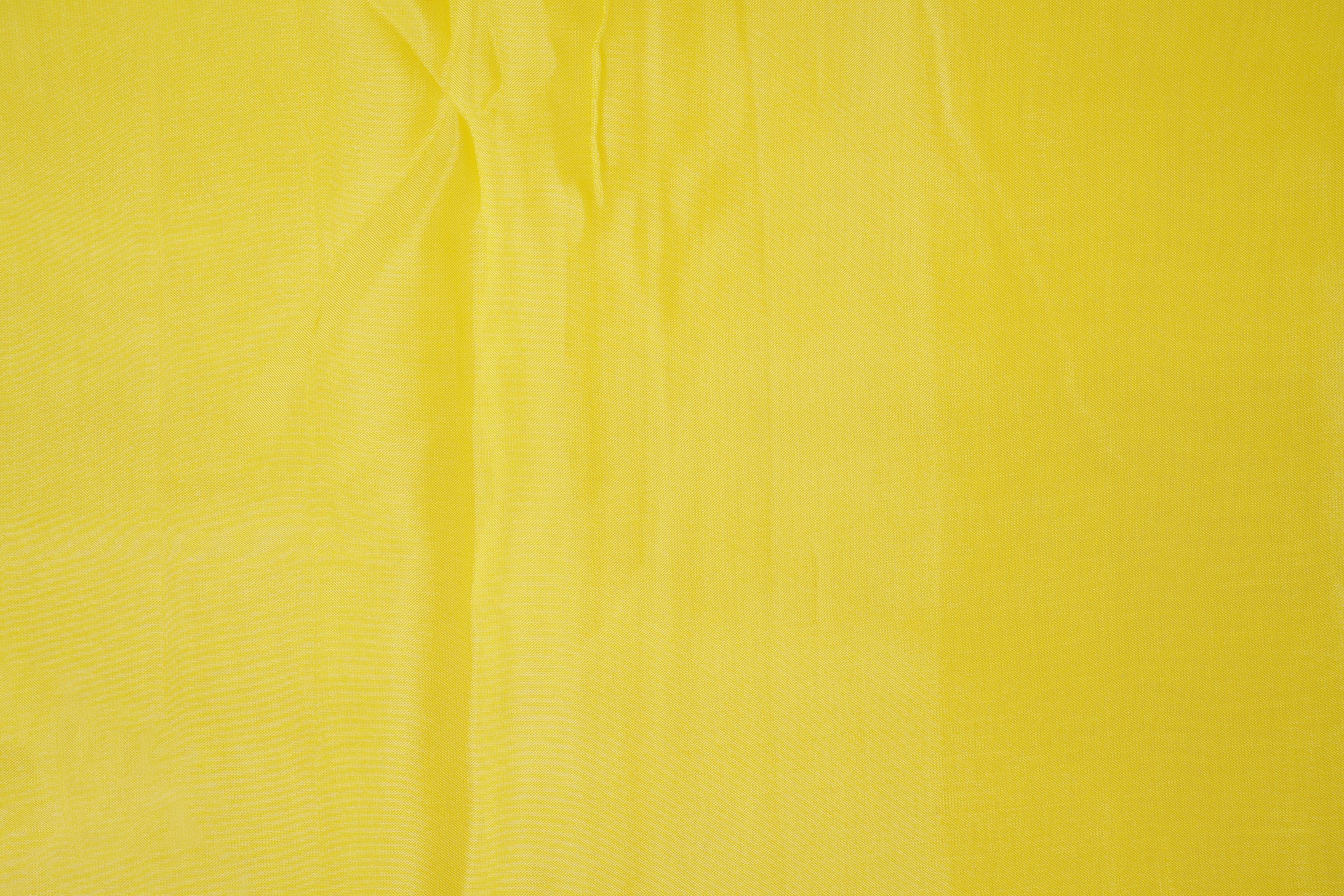 Lemon coloured upada silk fabric