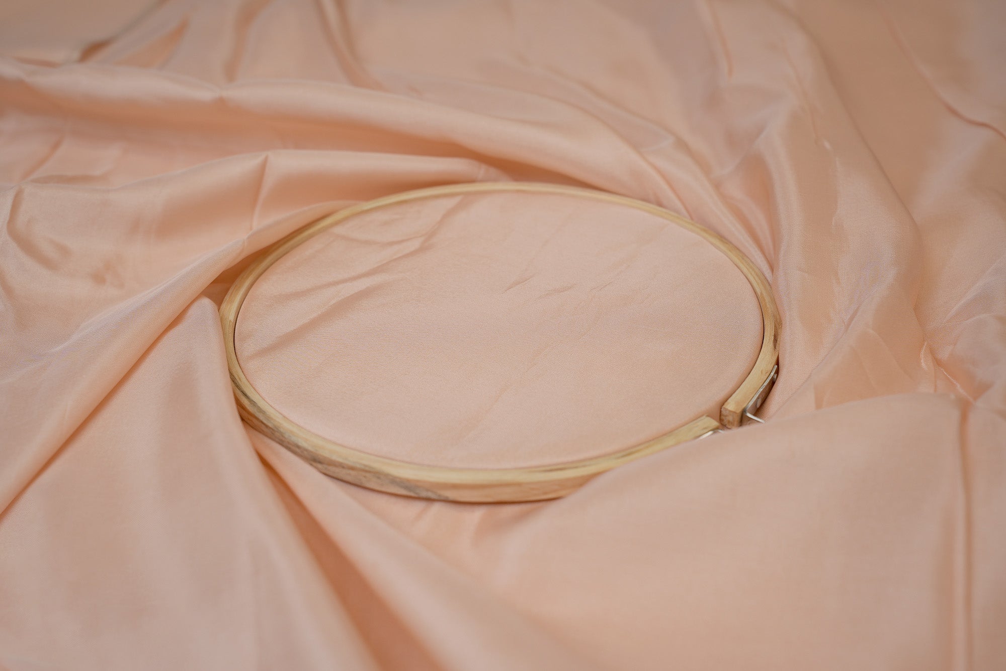 Skin coloured upada silk fabric - Paras Gallery Fabrics