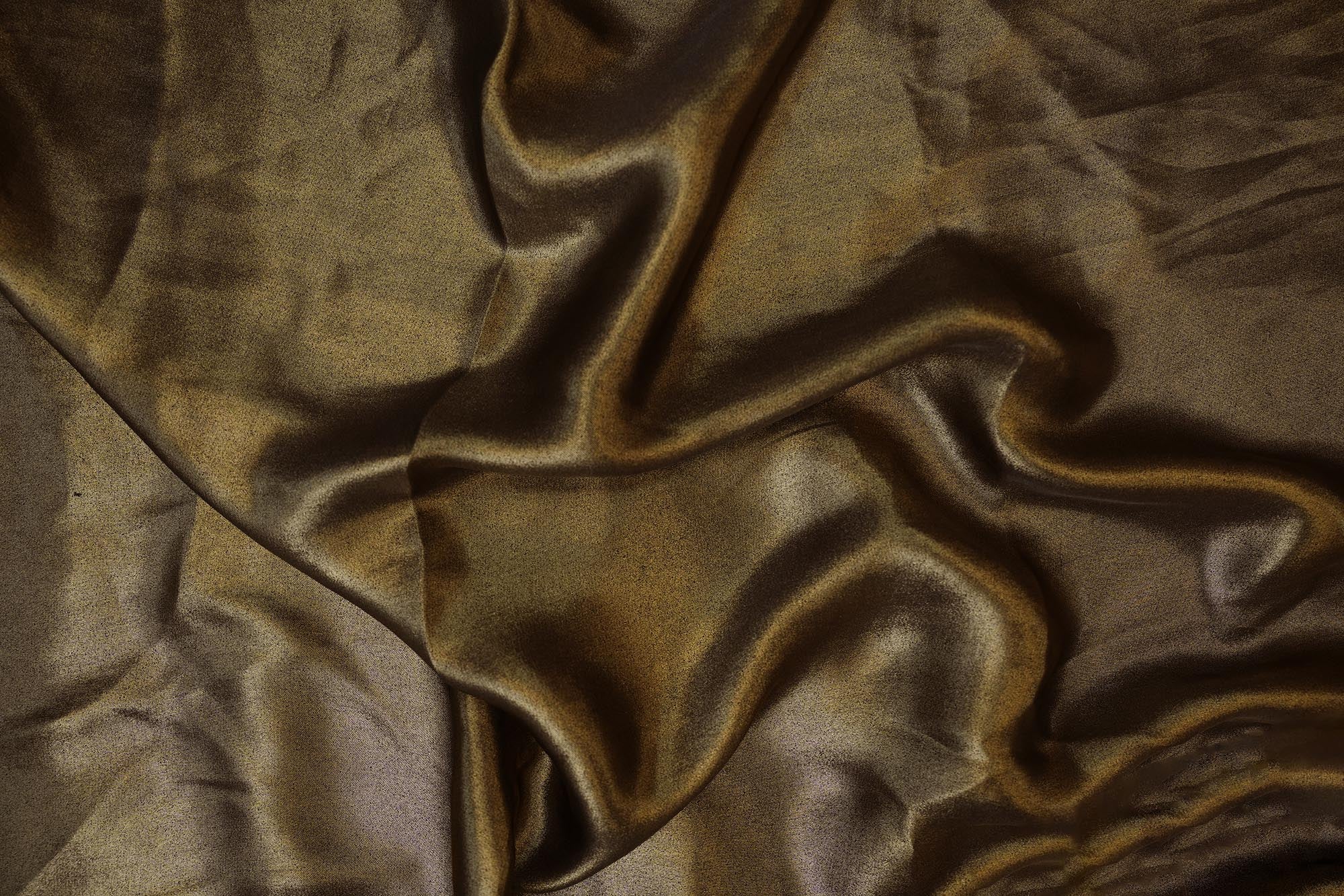 Dark brown coloured shimmer georgette