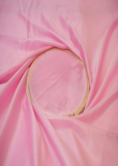 Flamingo Pink Coloured Shimmer Georgette Fabric 9441(29)