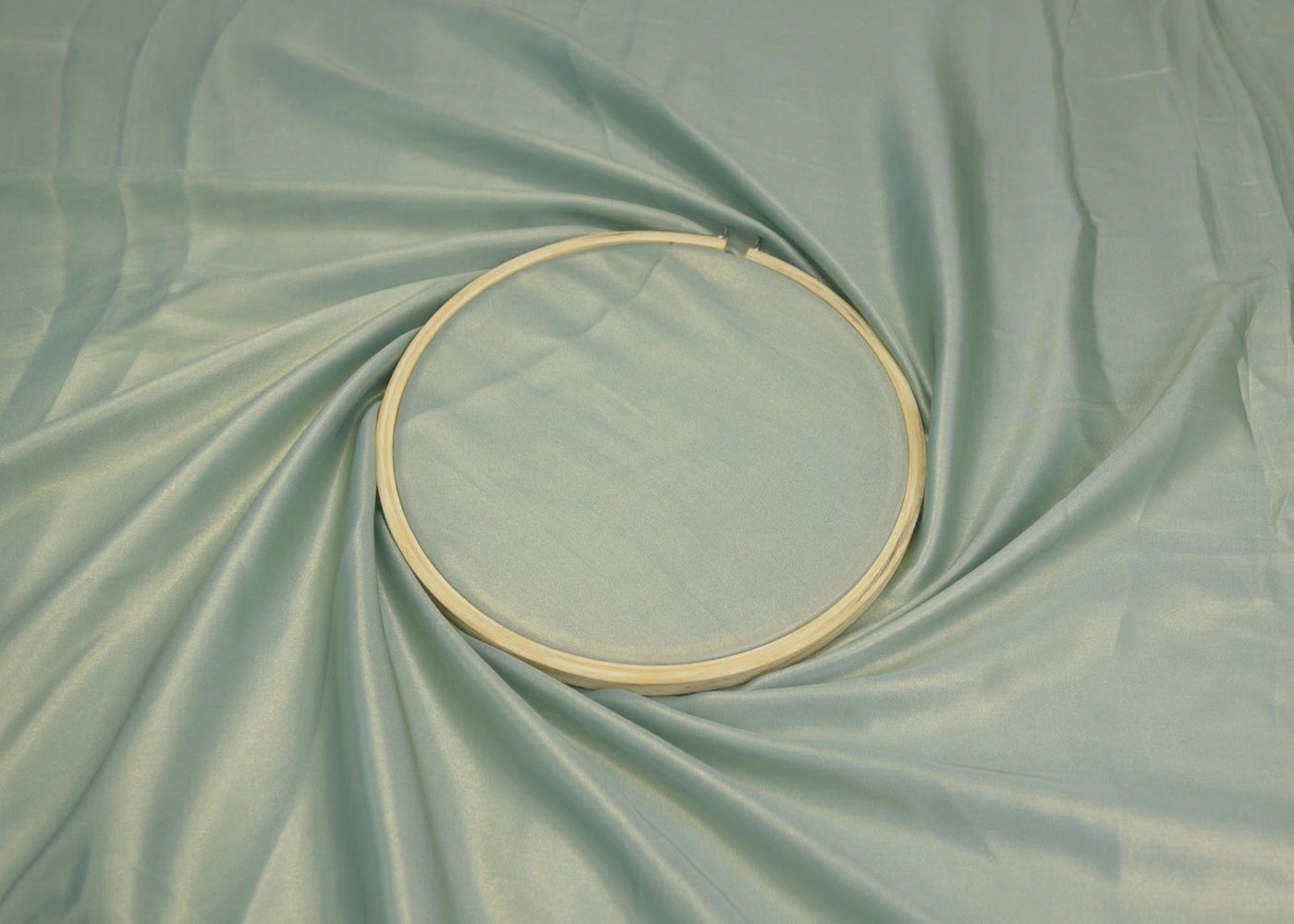 Turquiose coloured shimmer georgette - Paras Gallery Fabrics