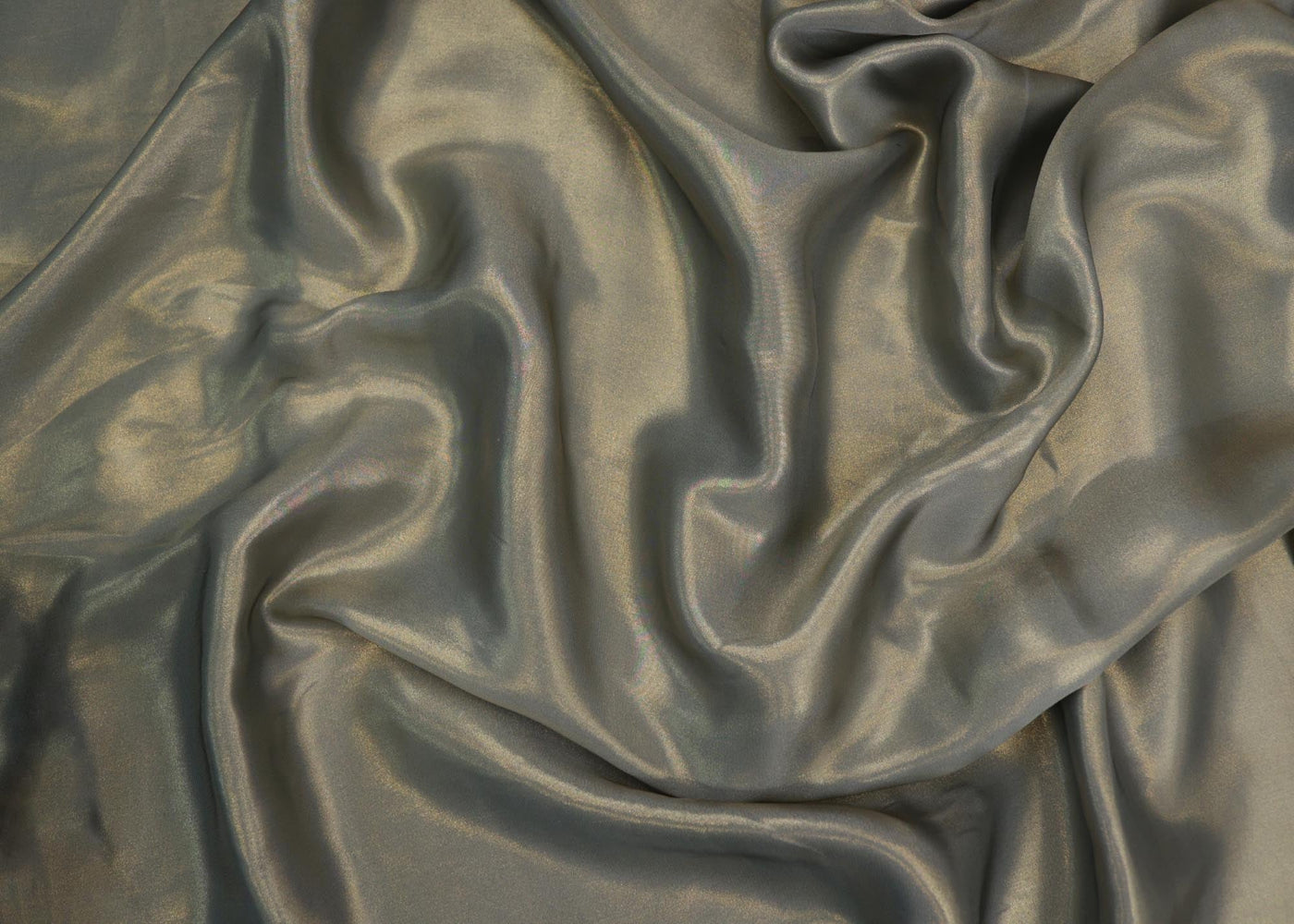 Ash grey coloured shimmer georgette