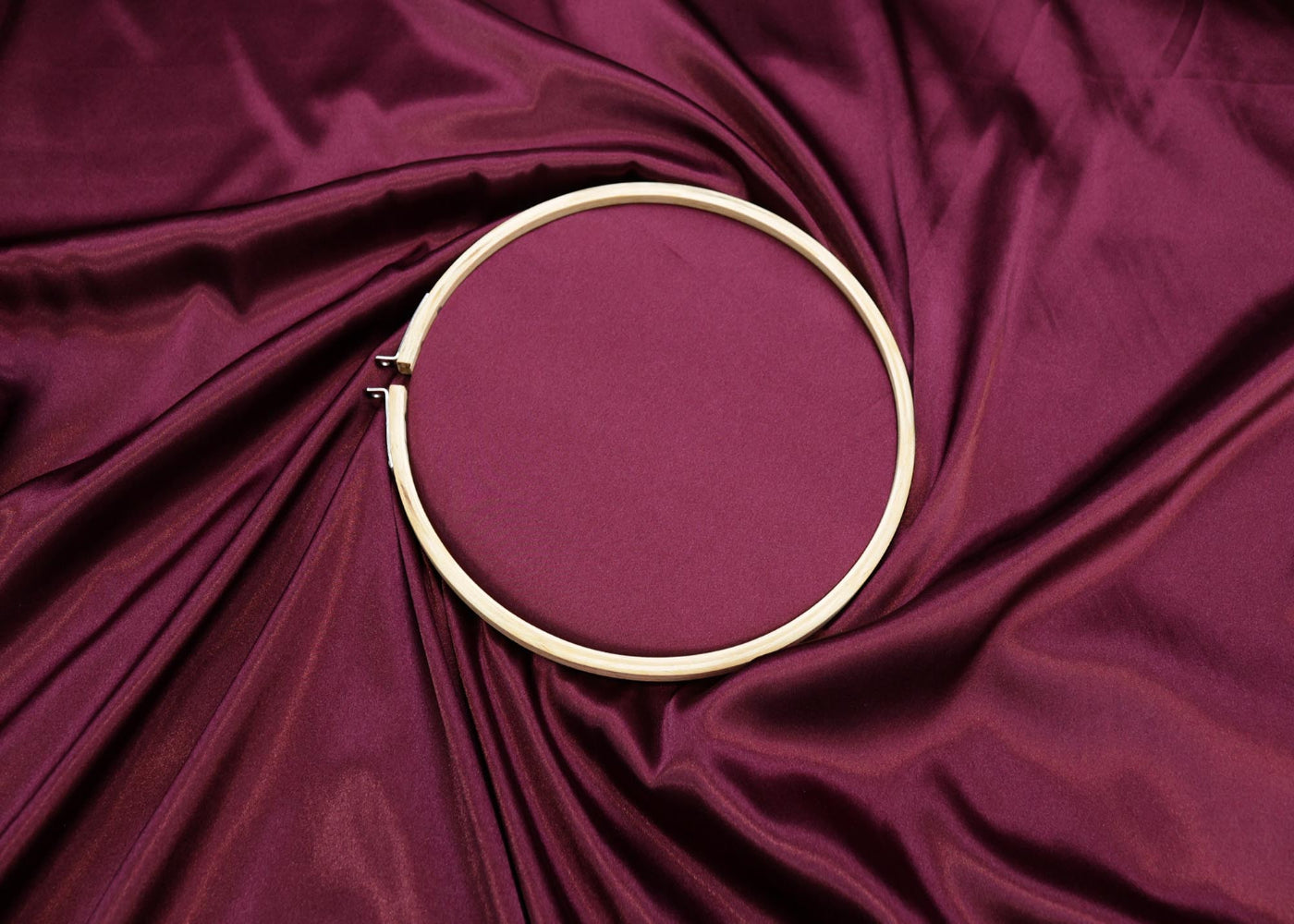 Plum colored royal satin - Paras Gallery Fabrics