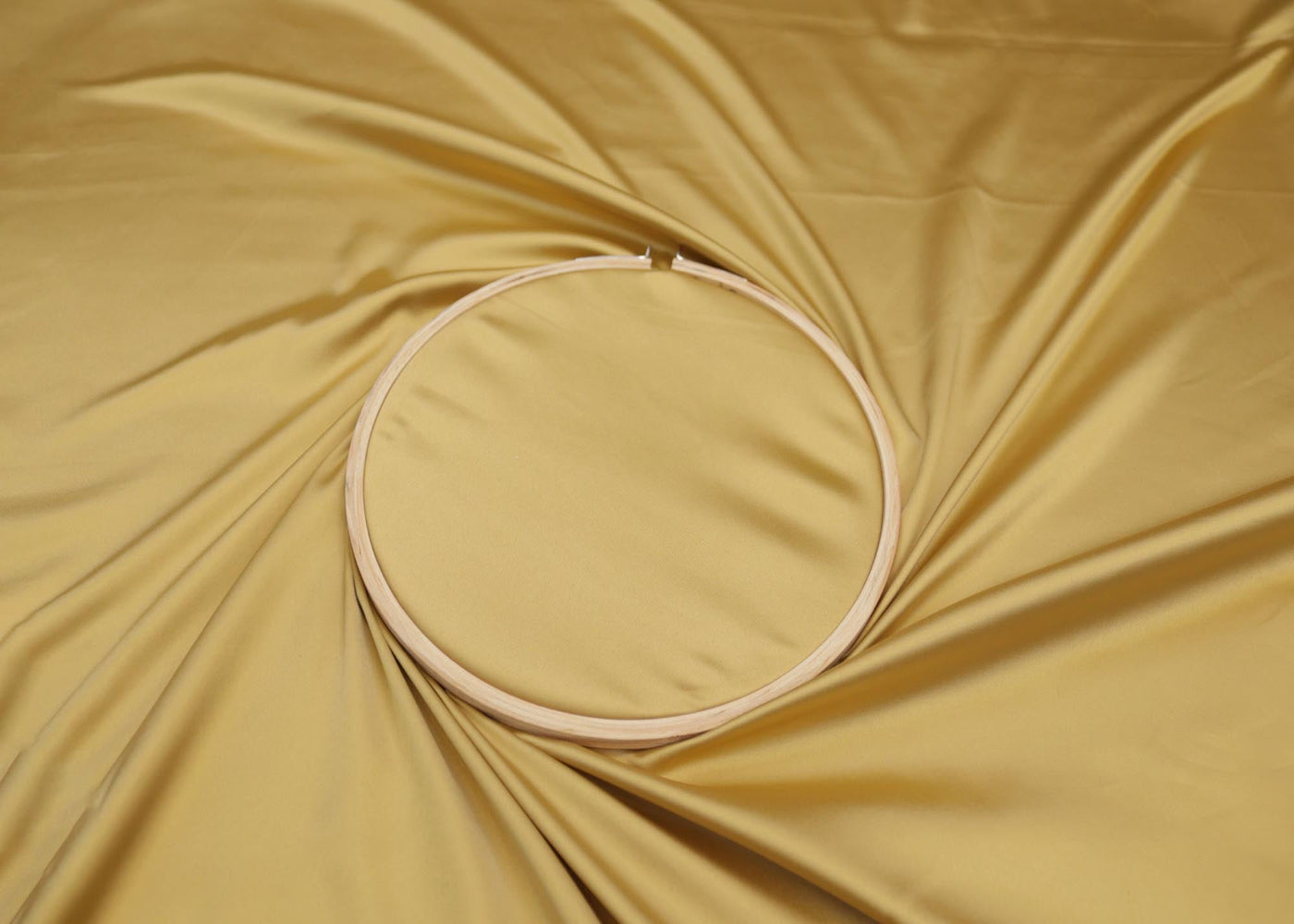 Golden colored royal satin - Paras Gallery Fabrics