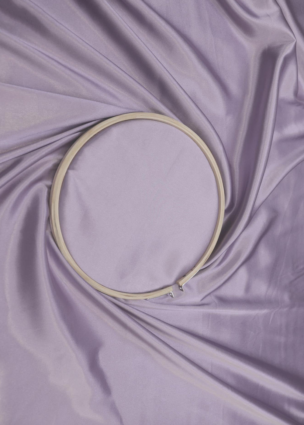 Lavender colored royal satin - Paras Gallery Fabrics