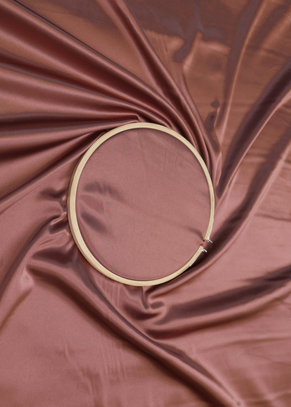 Dark mauve colored royal satin - Paras Gallery Fabrics