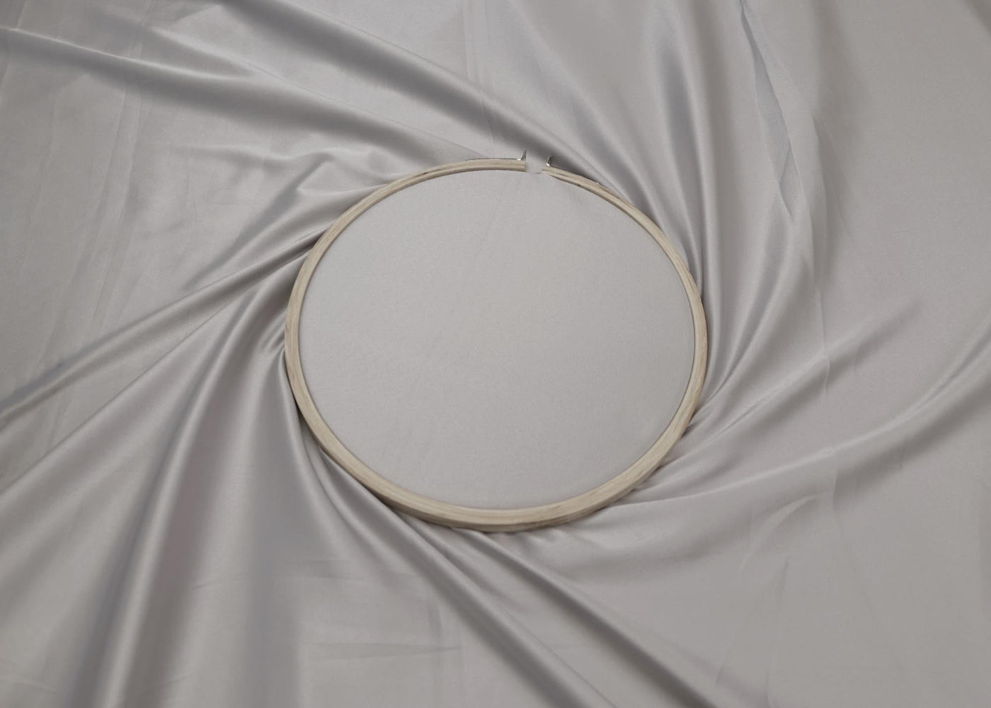 Ice grey colored royal satin - Paras Gallery Fabrics