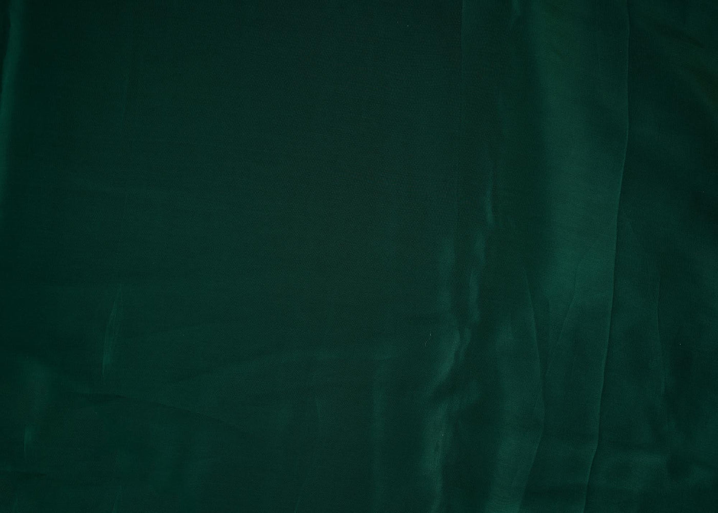 Bottle Green crepe fabric