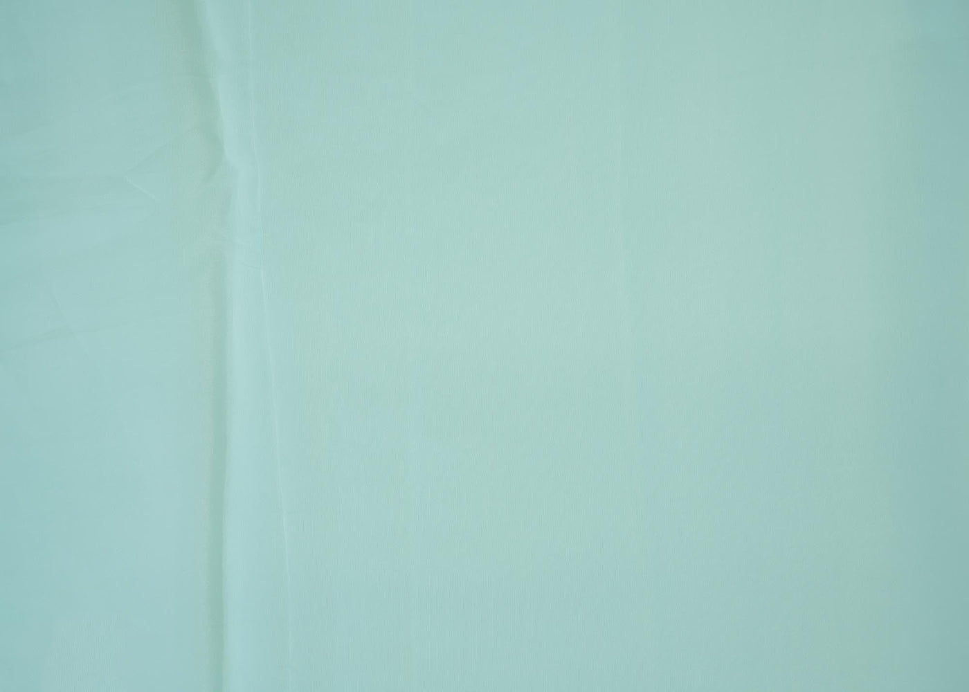 Cyan crepe fabric