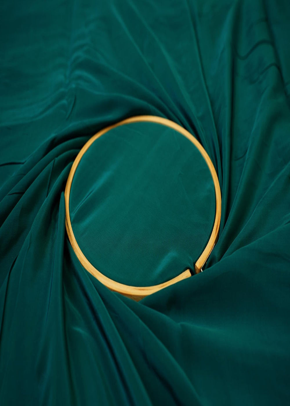 Rama-Green-Coloured-Crepe-Fabric-|-9528(6)