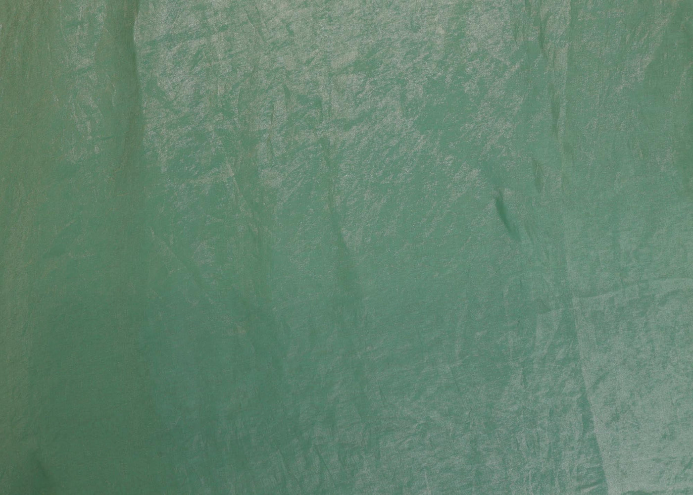 Mint green coloured diamond tissue fabric