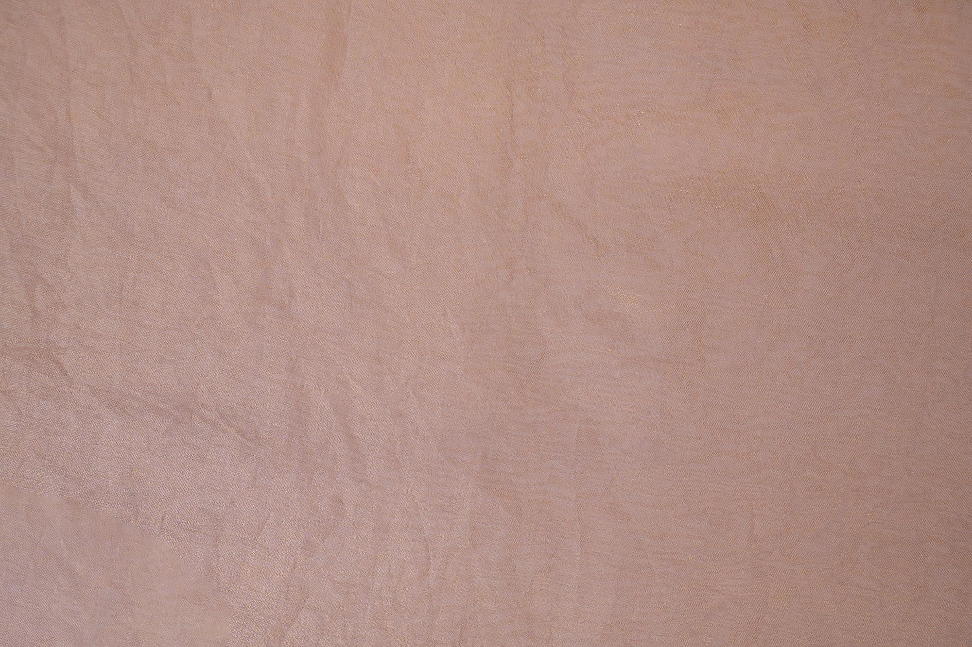 Rose gold coloured diamond tissue fabric