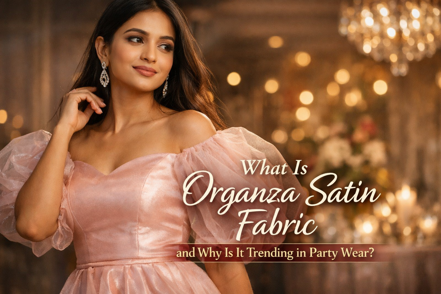 What Is Organza Satin Fabric and Why Is It Trending in Party Wear