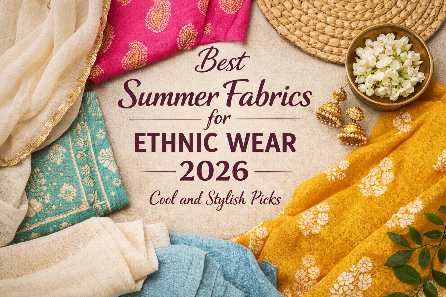 Best Summer Fabrics for Ethnic Wear 2026 Cool and Stylish Picks