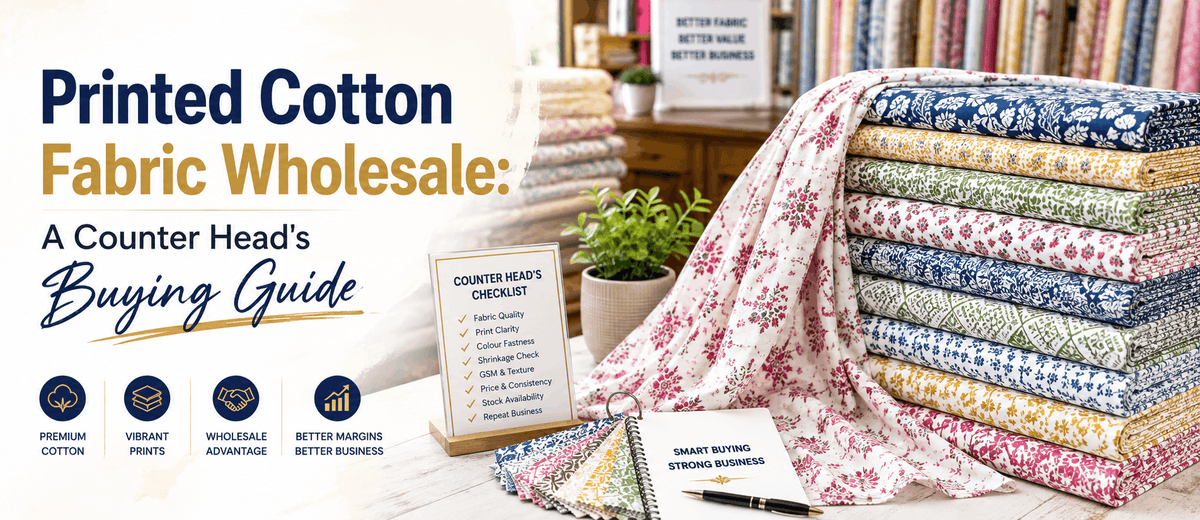 Printed Cotton Fabric Wholesale: A Counter Head's Buying Guide