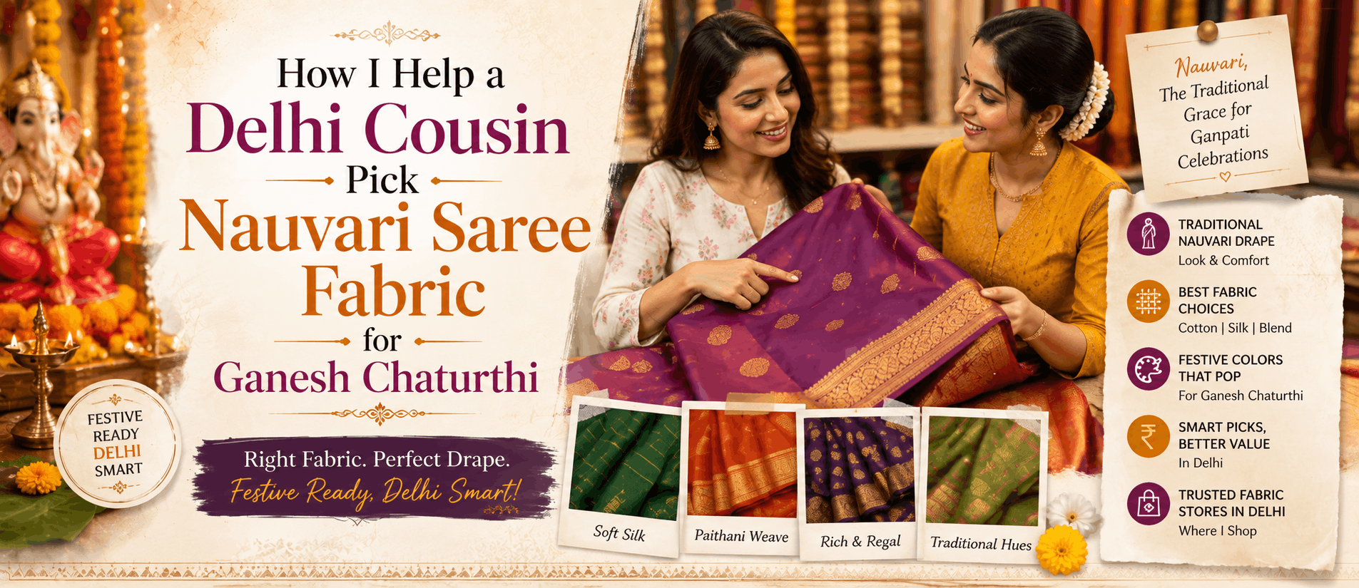 how-i-help-delhi-cousine-pick-nouvari-saree-fabric-for-ganesh-chaturthi