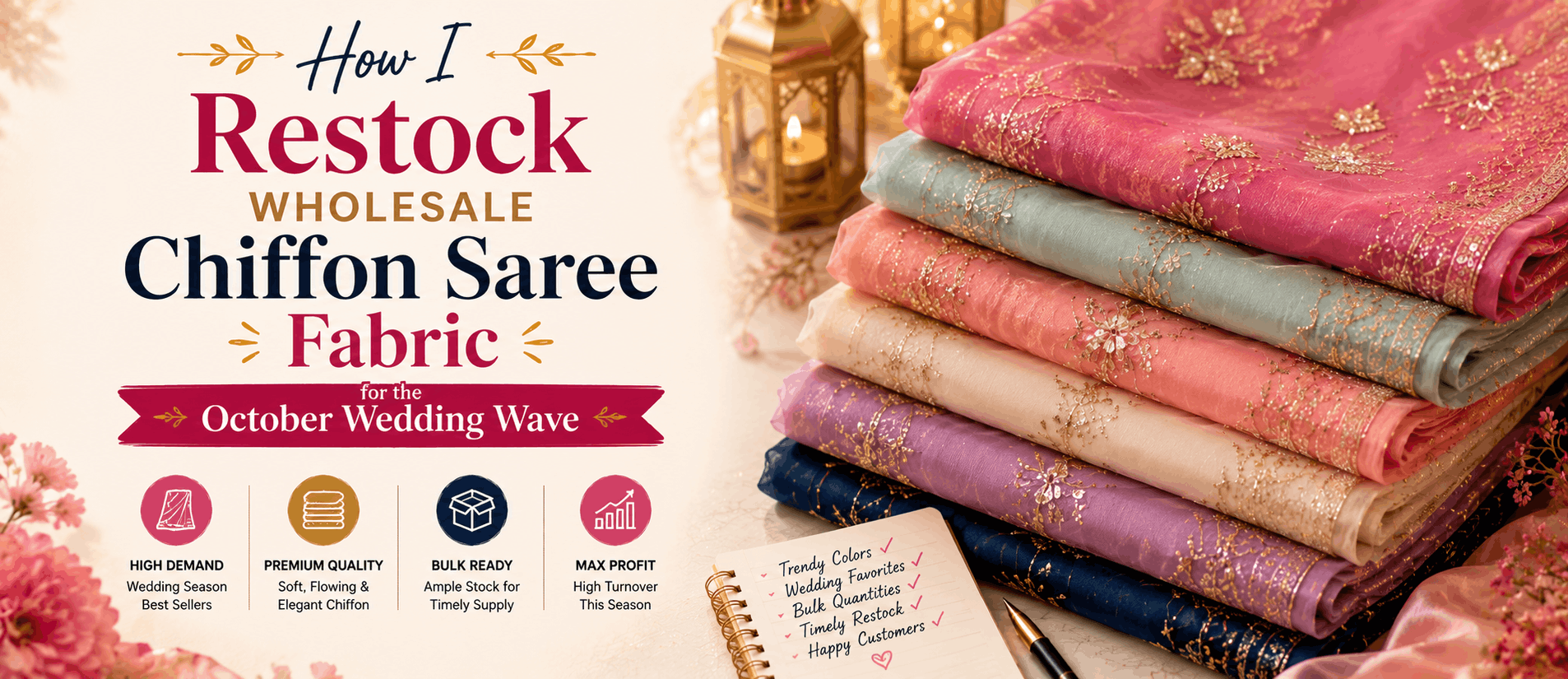 how-to-restock-wholesale-chiffon-saree-fabric
