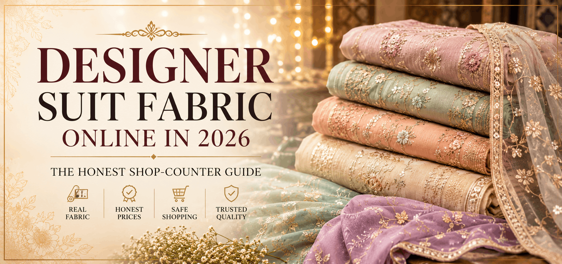 Designer Suit Fabric Online in 2026: The Honest Shop-Counter Guide