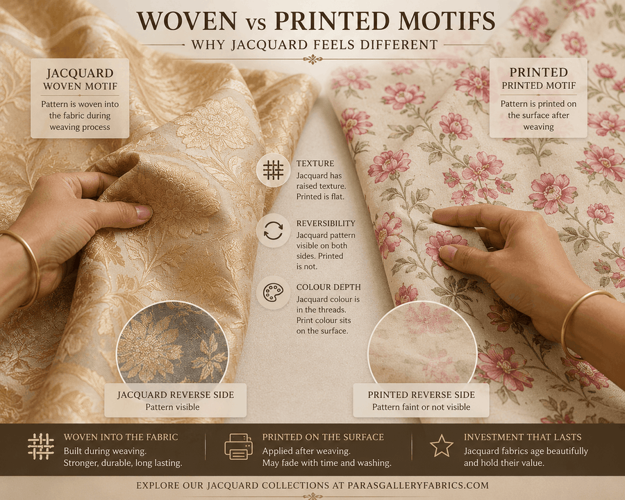 Woven vs Printed Motifs: Why Jacquard Feels Different