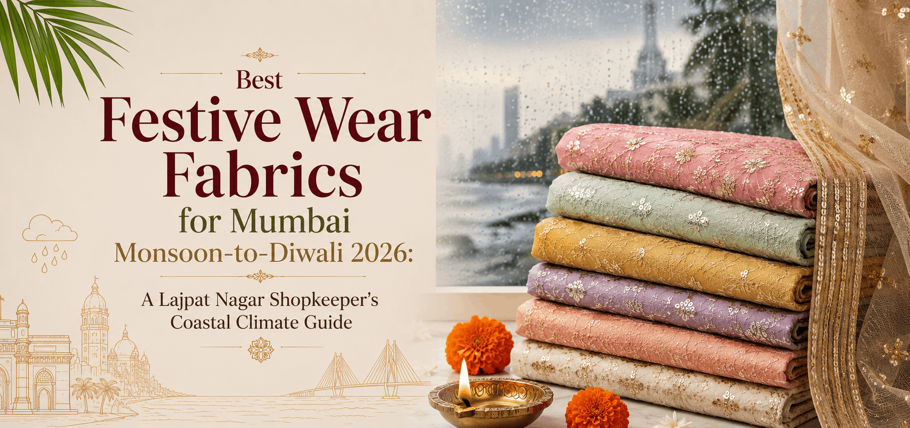 best-festive-wear-fabrics-for-mumbai-monsoon