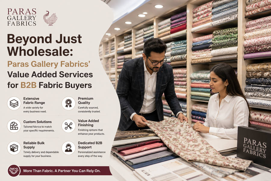 Beyond Just Wholesale: Parasgalleryfabrics' Value-Added Services for B2B Fabric Buyers