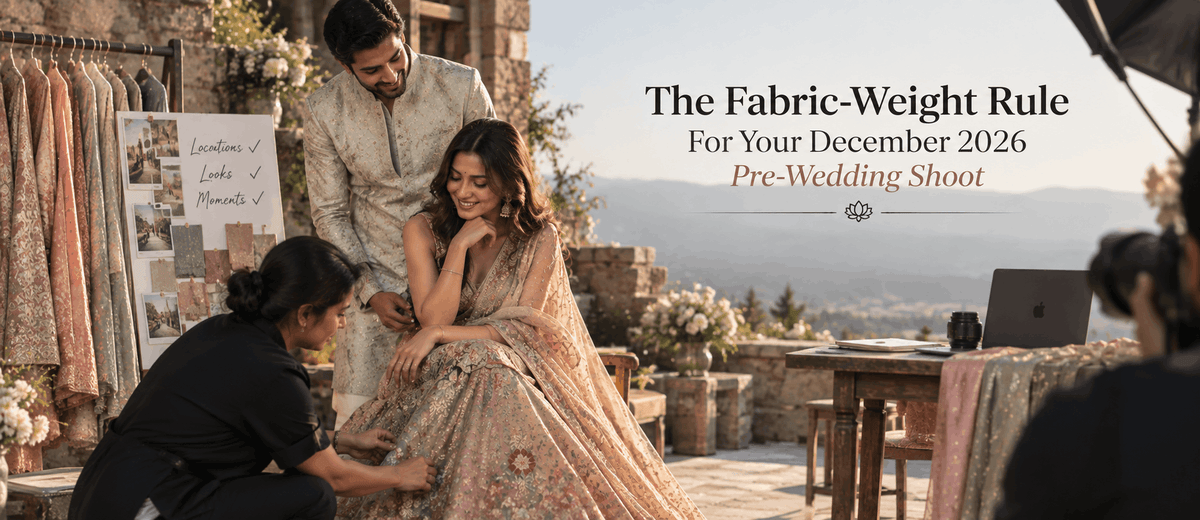 the-fabric-weight-rule--for-your-december-2026-pre-wedding-shoot