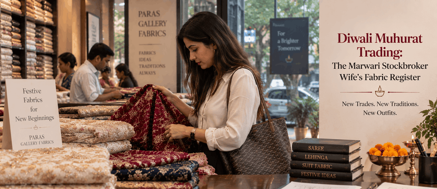 Diwali Muhurat Trading: The Marwari Stockbroker Wife's Fabric Register