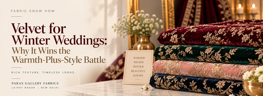 Velvet for Winter Weddings: Why It Wins the Warmth-Plus-Style Battle