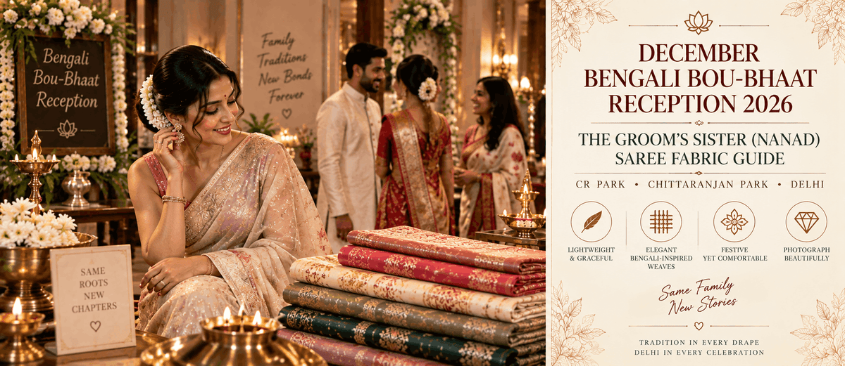 (Bengali Bou-Bhaat Nanad Saree,