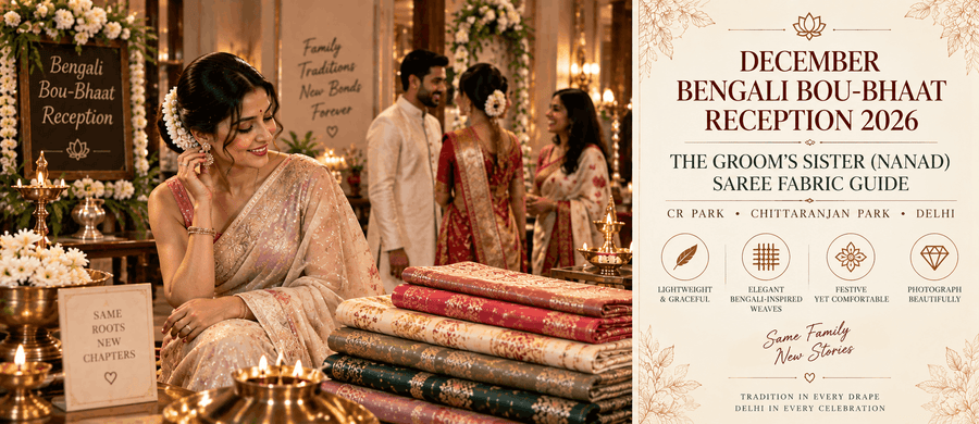 (Bengali Bou-Bhaat Nanad Saree,