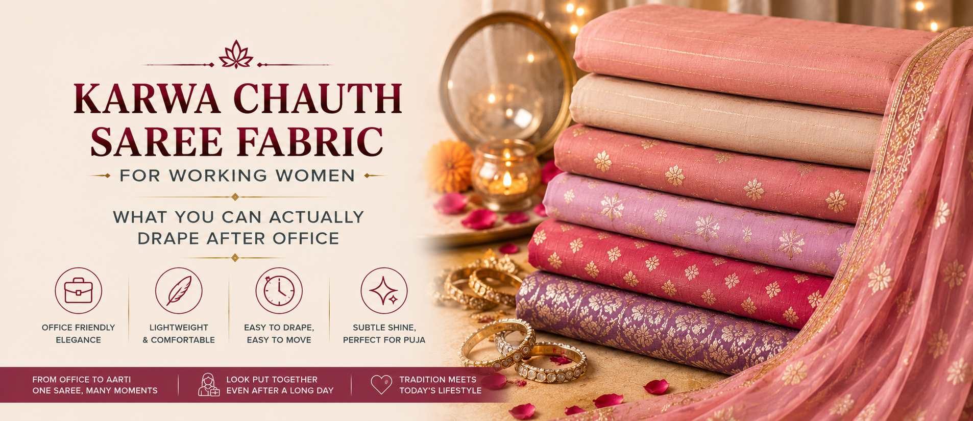 karwa-chauth-saree-fabric-for-working-women