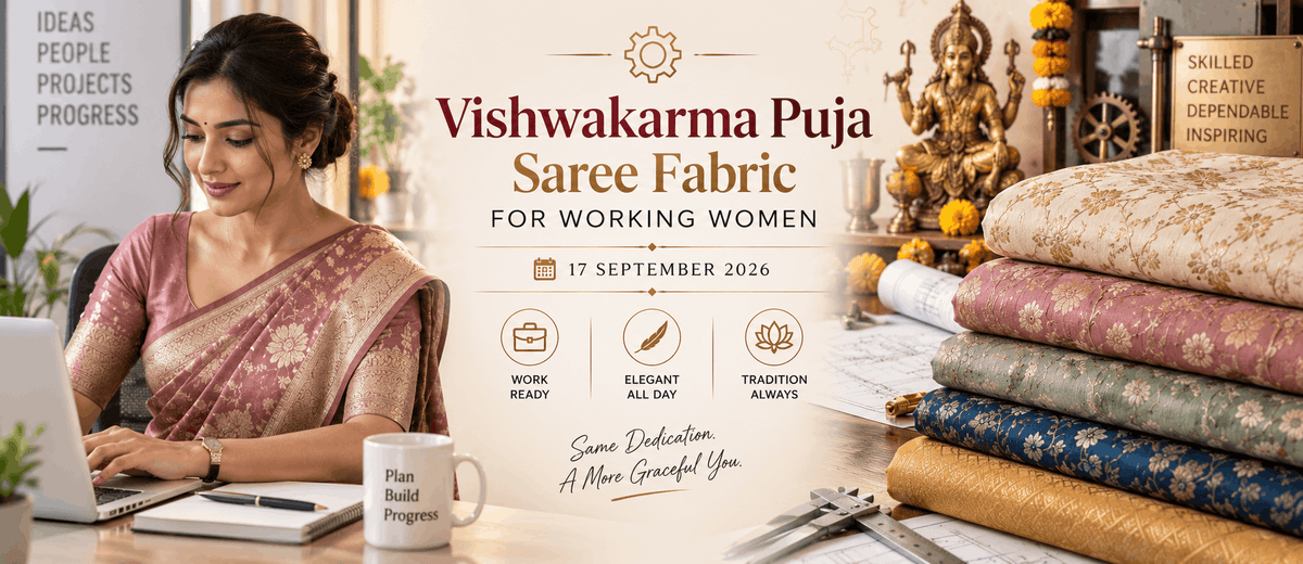 vishwakarma-puja-saree-fabric-guide